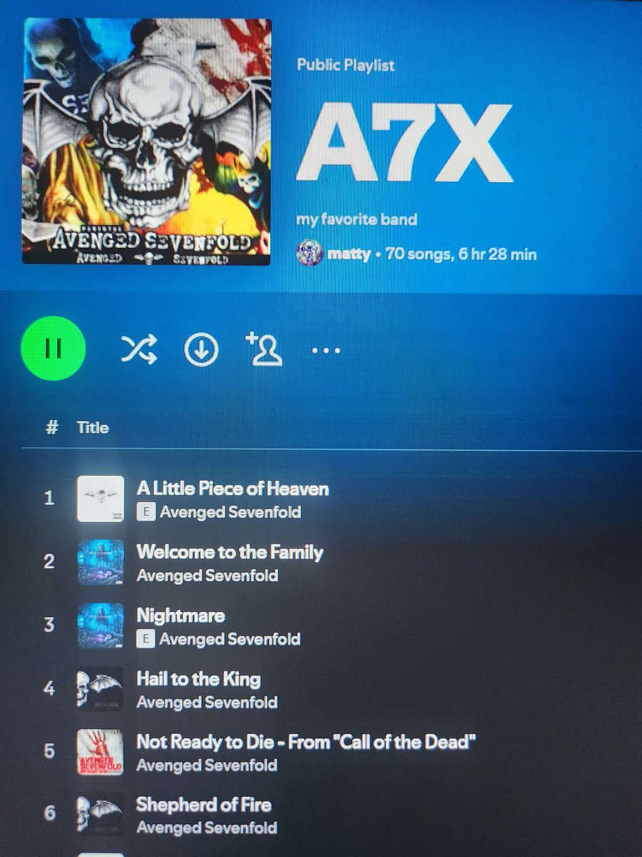 MattShane11's tweet photo. I can't stop listening to this band 
6 hours of them 🎧😎 https://t.co/v6JHr0nZzL