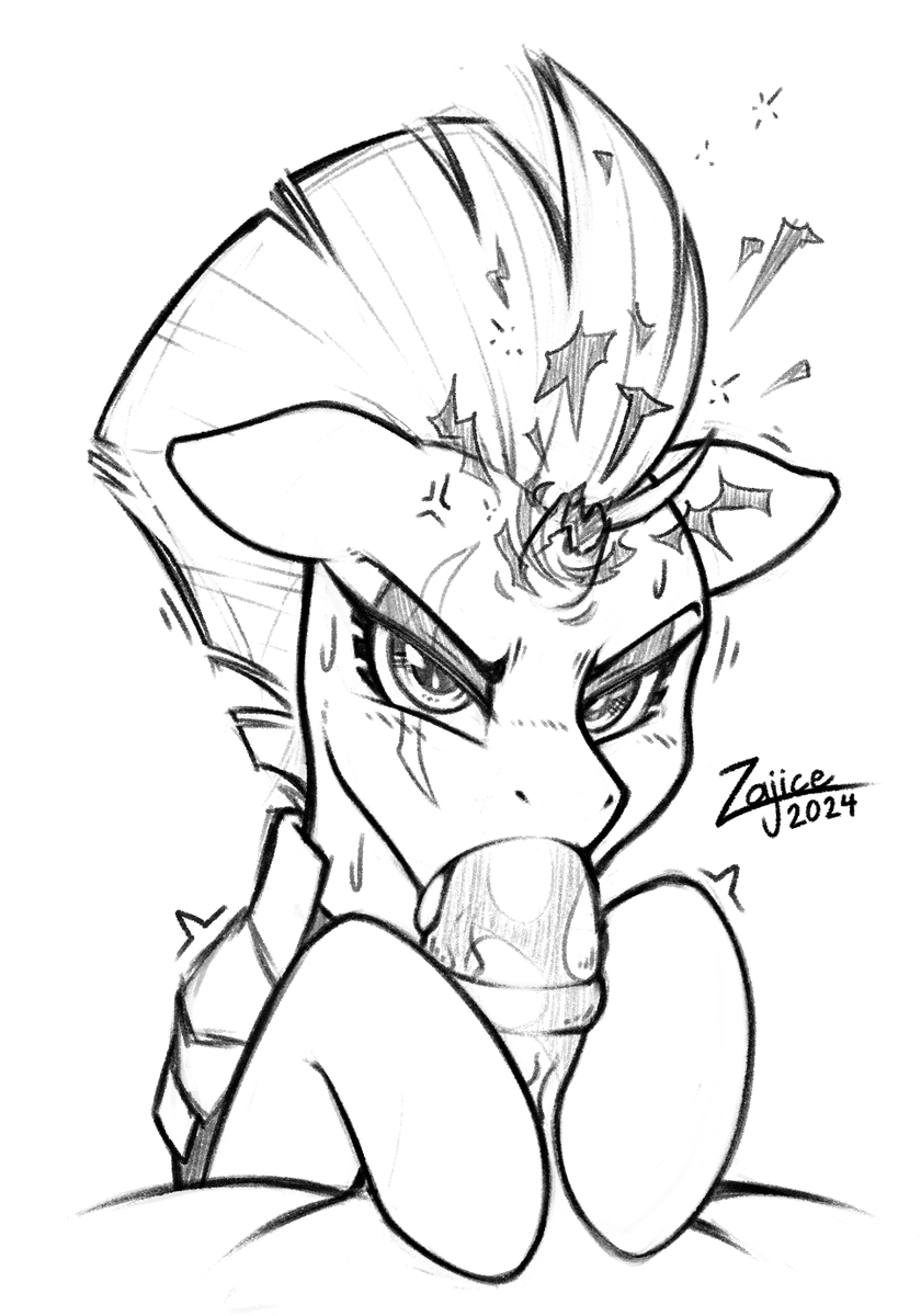 the look says mad, the act says lust