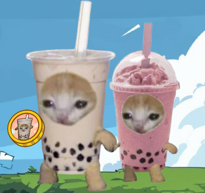 btcmemes_sol's tweet photo. Let’s gooooo !! Bubble tea cat!!! $BTC https://t.co/QBkIbRVYA3