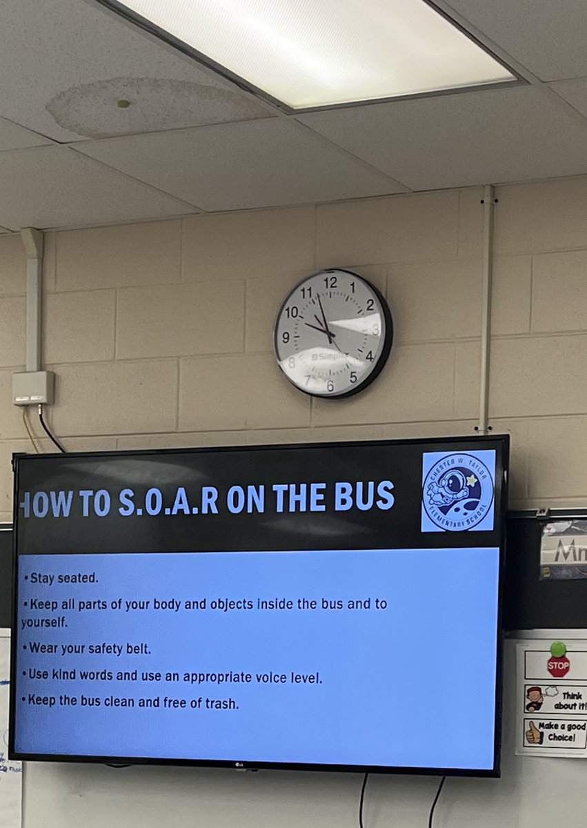 Resetting school expectations during morning meetings this week!