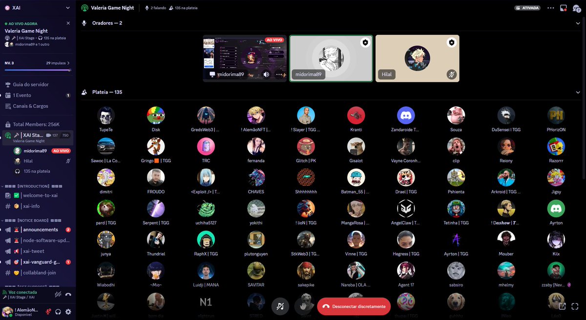 Today there was an amazing game night from <a href="/ValeriaStudios/">Valeria Games</a> on the <a href="/XAI_GAMES/">XAI 🎮⛓️</a> Discord, and it was simply surreal!!!

We enjoyed the game in the best possible way and, in addition, we received very important insights about the project, tips about the Valerians, tips about the