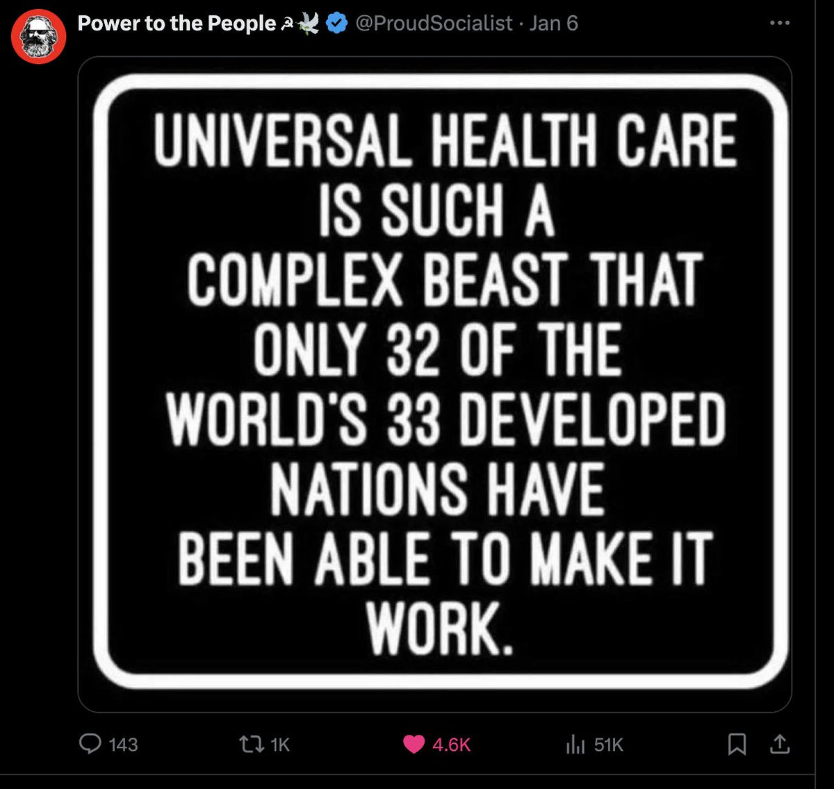 Or is it?! #HealthcareForAll