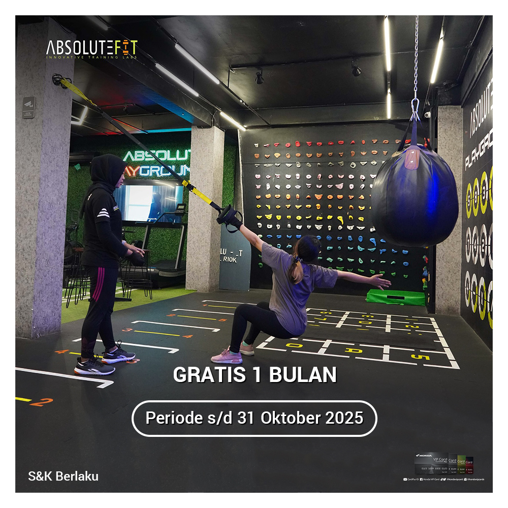 CardPlus_IDN's tweet photo. Dapatkan promo FREE 1 bulan untuk tubuh lebih sehat dan bugar bersama @absolutefit2play.kebonjeruk setiap menunjukkan kartu berlogo Card Plus π€©π₯³ Yuk gunakan kartumu!
#Gym #HealthyLifestyle #HealthyLiving #Lifestyle #AbsoluteFitGym #CardPlus https://t.co/QvuoAuHISm