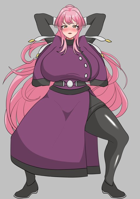 比較的人間らしい衣装は描きやすいですね 