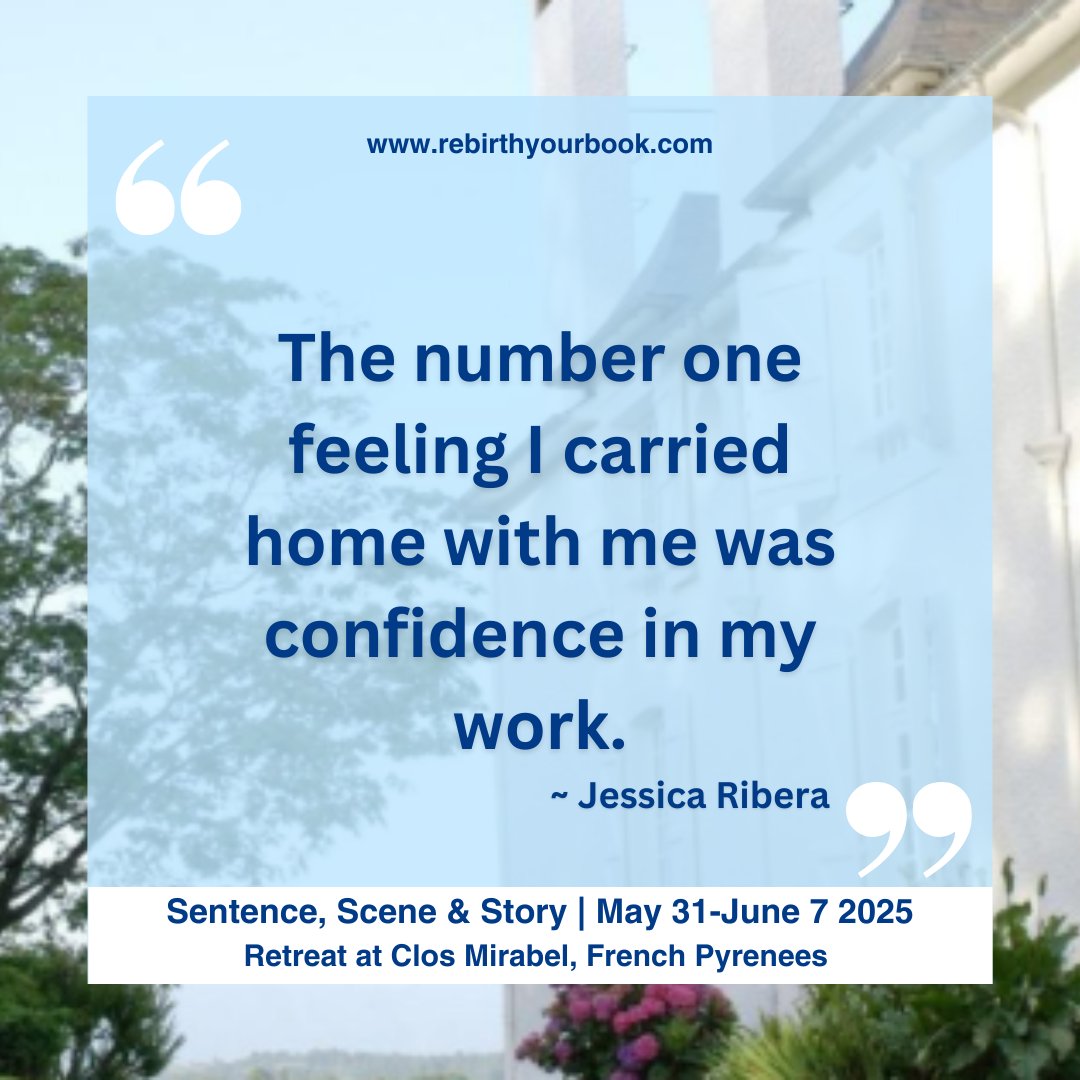 Transform your writing with Allison &amp; Dinty at the breathtaking Clos Mirabel, France! ✍️ May 31-June 7, 2025, refine your sentence, scene &amp; story while soaking in vineyard views. A week of creativity awaits. 🍷📚

Reserve your spot: atelier.clos-mirabel.com/writers-retrea…