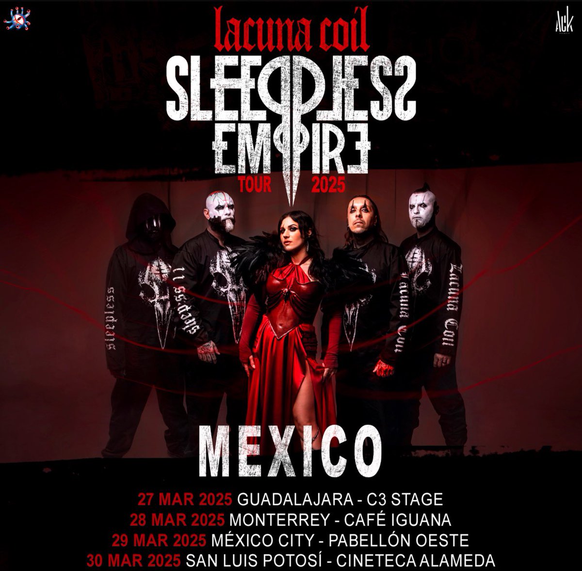 Sever The Light (@severthelight) on Twitter photo Nos entusiasma compartirles que acompañaremos a <a href="/lacuna_coil/">Lacuna Coil</a> en su gira por 🔥MÉXICO🔥. ¡Nos vemos en marzo!
-
We are so thrilled to announce that we will be touring with Lacuna Coil around Mexico. See you in March. 🔥🤘🏻
Don’t forget to listen to their latest single “Gravity” Nos entusiasma compartirles que acompañaremos a <a href="/lacuna_coil/">Lacuna Coil</a> en su gira por 🔥MÉXICO🔥. ¡Nos vemos en marzo!
-
We are so thrilled to announce that we will be touring with Lacuna Coil around Mexico. See you in March. 🔥🤘🏻
Don’t forget to listen to their latest single “Gravity”