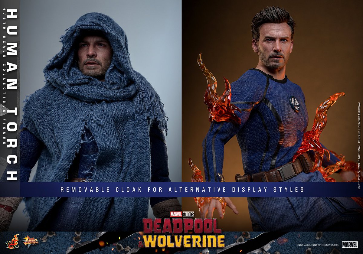 ムービー・マスターピース『デッドプール＆ウルヴァリン』1/6 ヒューマン・トーチ ムービー・マスターピース デッドプール＆ウルヴァリン 1/6スケール