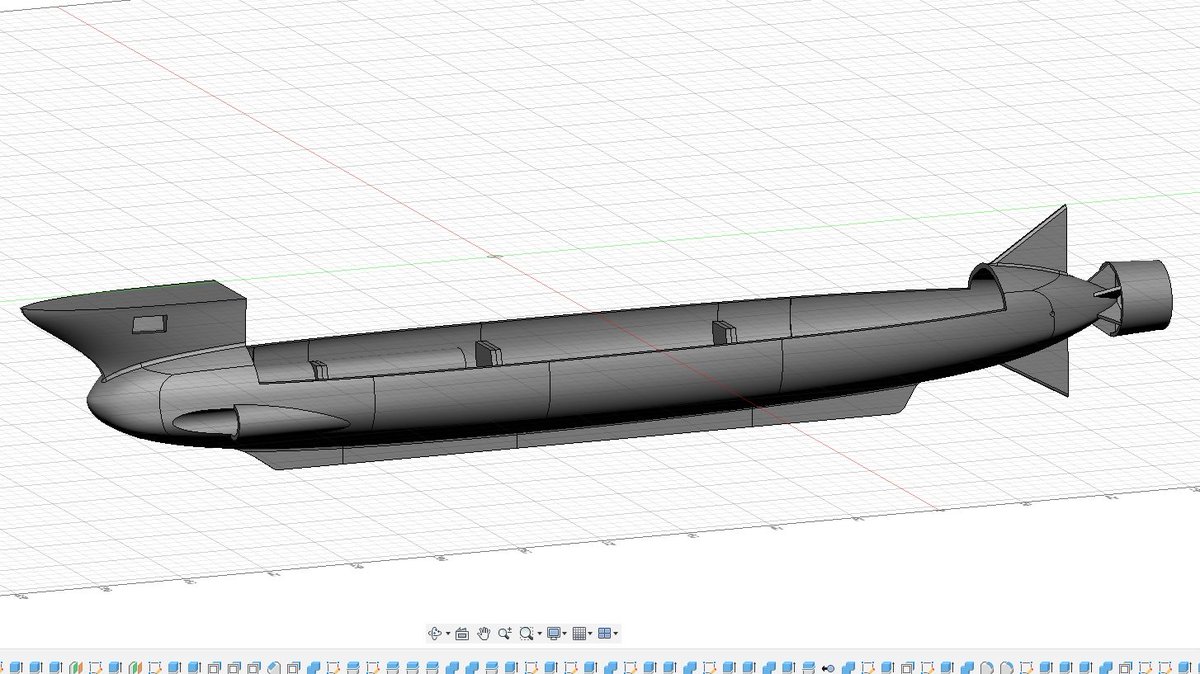 TokiwaArs's tweet photo. #スティールダイバー #SteelDiver #fusion360
ハルは6分割印刷で上下分割ラインは喫水より下目にしてみました。
上ハルは溶着+ガラスクロスで接着予定ですが強度足りるかな? https://t.co/tnew5HDrti