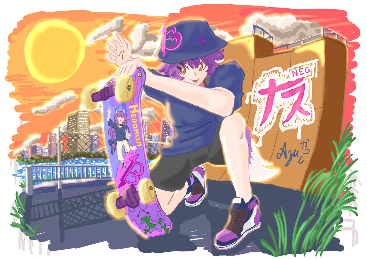 azukatsushi's tweet image. Day 375 - I will keep trying to improve! #neggplanted