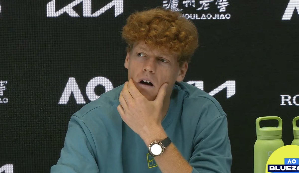 josemorgado's tweet image. Sinner was asked about 'Nick's tweets. "I don't think I have to answer that, tbh. In my mind I know exactly what happened and that's how I block the noise from other people. I haven't done anything wrong and that's why I am here and allowed to play. I don't wanna answer Nick or