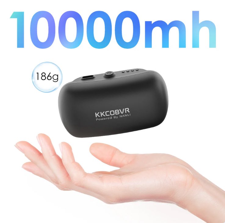 CobvrK's tweet image. 🔋10000mAh Battery Alleviates Power Anxiety
💯Builtin Protection:Overcharge and overvoltage
💯Extended Usage:Adds 2-3 hours
#kkcobvr #vr #quest3 #questpro