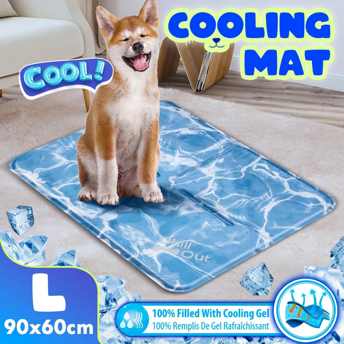 CrazySalesAus's tweet image. Pet Cooling Mat Dog Pad Cool Gel Cat Bed for Crate Bed Sofa Kennel L Size Now: $49.96
bit.ly/482u30I
#coolingmat #dogbed #catbed #coolgel #petlovers #doghealth #kitty
