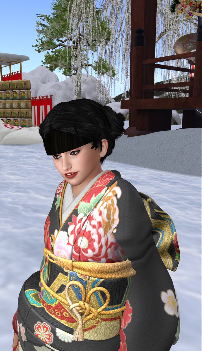 徹子さんはEXiAの着物を買いましたが髪飾りが必要ですDura-Girl**14 + Dura-Girl*38  #徹子のお正月 #SLJP