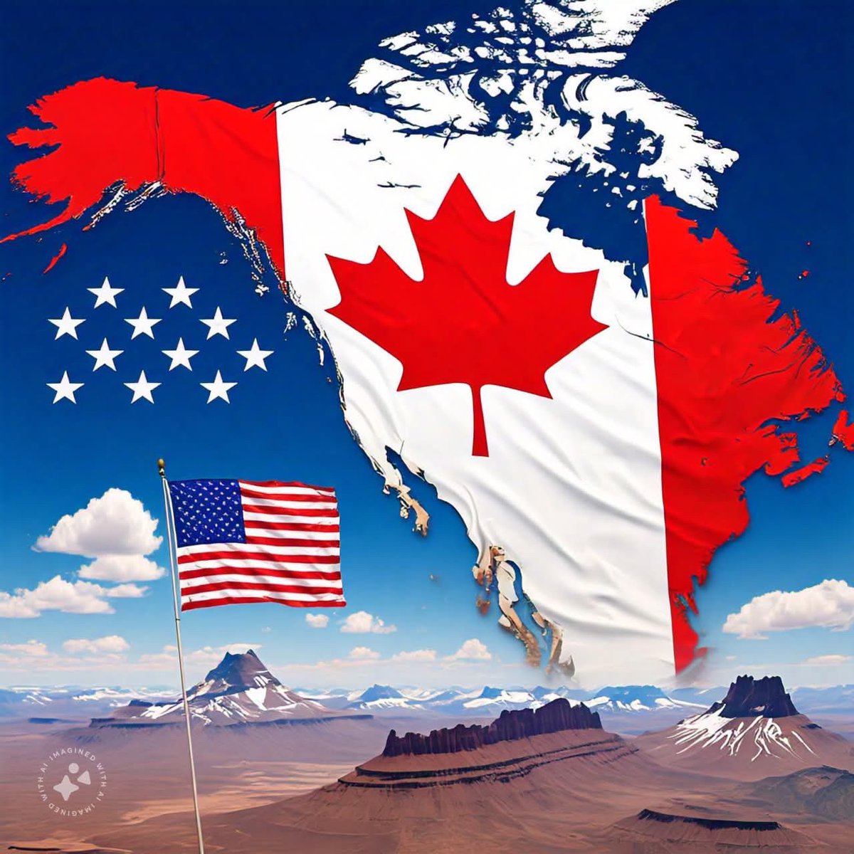 PowerTechMobile's tweet image. #breaking #usa might become Canada’s 4th territory #fyp #trending  #Canada #fy #ai #freehealthcare #welcome #lol #troll @elonmusk @realDonaldTrump