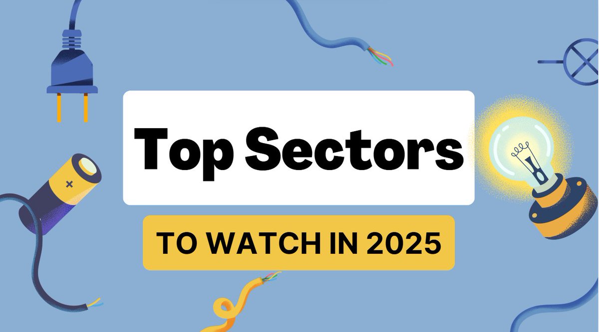 prateek_madaan1's tweet image. 🌟 𝐓𝐨𝐩 𝐒𝐞𝐜𝐭𝐨𝐫𝐬 𝐭𝐨 𝐖𝐚𝐭𝐜𝐡 𝐢𝐧 𝟐𝟎𝟐𝟓 🌟

1️⃣ Jewellery Space 💎

2️⃣ Transmission &amp;amp; Power Distribution ⚡

3️⃣ Chemical Sector 🧪

4️⃣ CDMO 🚀

5️⃣ Semiconductor Space 🚀

…and a lot more exciting businesses!

NEVER COME WITH A FIXATED mindset. The idea is to track…