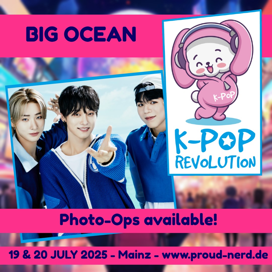 Mach ein Foto mit #BigOcean! 🫰 Achtung, Tickets nur begrenzt verfügbar: eventbrite.de/e/big-ocean-k-…

#proudnerd #KPOP #kpopde #kpopevent #kpopgermany