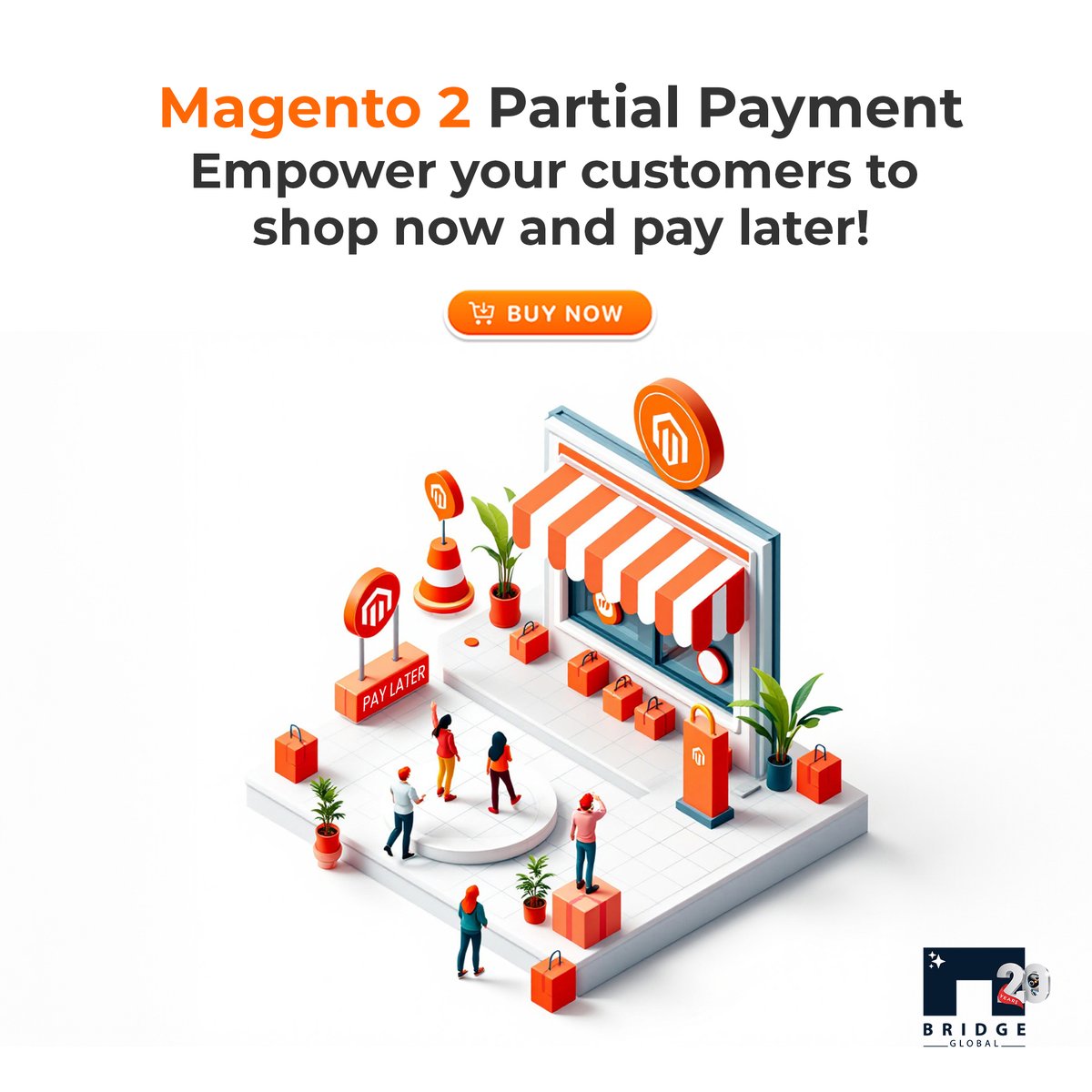 Bridge_Tweed's tweet image. Let your customers shop now, pay later! Bridge Partial Payment lets customers place orders with a down payment, enjoy flexible payment options, and track splits easily. Shop now: bridge-global.com/store/product/…
#magento #magento2 #magentodevelopment #paymentextension #magentoextension