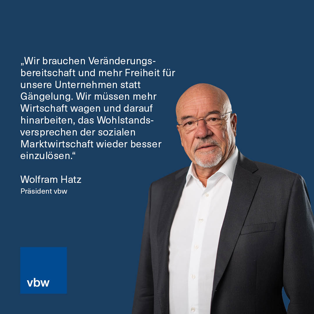 Programm für die ersten 100 Tage der neuen Bundesregierung: Die vbw stellte heute schnell realisierbare Vorschläge vor, wie eine wirtschaftliche Wende in Deutschland gelingen kann. Erfahren Sie hier mehr: clever-waehlen.bayern