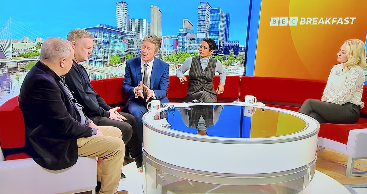 Great interview on <a href="/BBCBreakfast/">BBC Breakfast</a> this morning <a href="/DavidMay04/">David May</a> <a href="/johnstiles64/">John Stiles</a> raising awareness for CTE / dementia in football and the help needed for ex-players and their families from <a href="/PFA/">PFA</a> - Good luck with your campaign today.