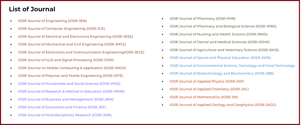 iosrresearch's tweet photo. List of IOSR Journals @ Covering all subjects:
https://t.co/ZvwbN2EGCW https://t.co/6YPOZyc85H