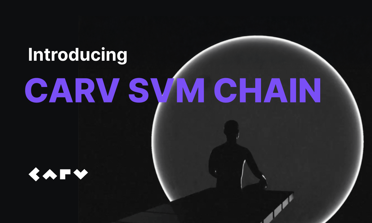 CARV khởi động SVM Chain Testnet - Gia nhập cuộc chơi AI Agent và chủ quyền dữ liệu! 

CARV <a href="/carv_official/">CARV</a> được biết đến là một trong những dự án tiềm năng thuộc trend AI X Crypto. Sau khi chính thức TGE vào T10/2024, dự án đã triển khai thêm nhiều mục tiêu