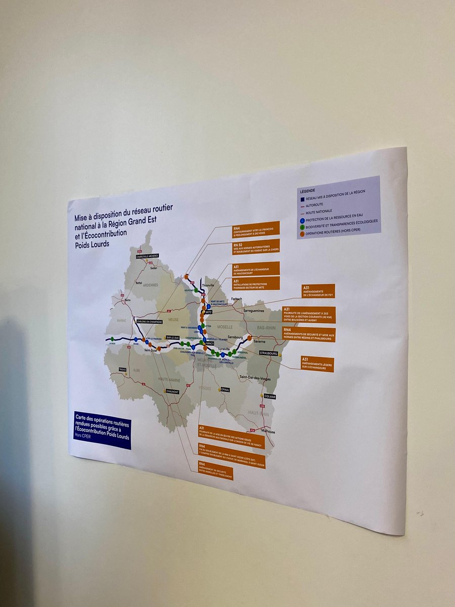 Majorité Grand Est (@majoritege) on Twitter photo 🛣️ Concertation à Lunéville sur la prise de compétence routière de la Région : un pas décisif pour les infrastructures routières !
Une démarche ambitieuse pour moderniser la #RN4 et d’autres axes stratégiques de la <a href="/regiongrandest/">Région Grand Est</a>, soit 525 km de routes au total !
🚛 Avec 60 à 90 🛣️ Concertation à Lunéville sur la prise de compétence routière de la Région : un pas décisif pour les infrastructures routières !
Une démarche ambitieuse pour moderniser la #RN4 et d’autres axes stratégiques de la <a href="/regiongrandest/">Région Grand Est</a>, soit 525 km de routes au total !
🚛 Avec 60 à 90