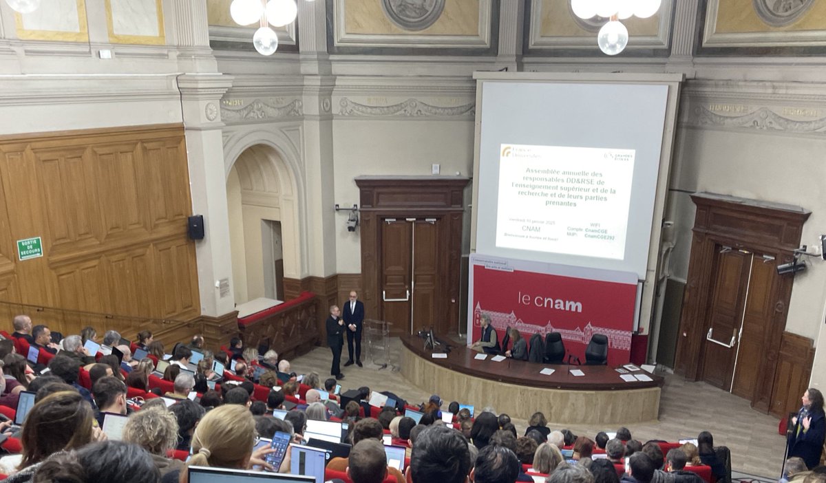 RSU-DD Université Paris Nanterre (@rsudd_upn) on Twitter photo Assemblée annuelle des responsables DD RSE de l’enseignement supérieur accueillie par <a href="/LeCnam/">Le Cnam</a> . Organisation par <a href="/FranceUniv/">France Universités</a> & conférence grandes écoles.
Sujets transition écologique, schéma directeur #DDRS, #BEGES etc..
<a href="/sup_recherche/">Ministère Enseignement supérieur et Recherche</a> @AssoCirses <a href="/Ecologie_Gouv/">Ministères Territoires Écologie</a> <a href="/UParisNanterre/">Université Paris Nanterre</a> Assemblée annuelle des responsables DD RSE de l’enseignement supérieur accueillie par <a href="/LeCnam/">Le Cnam</a> . Organisation par <a href="/FranceUniv/">France Universités</a> & conférence grandes écoles.
Sujets transition écologique, schéma directeur #DDRS, #BEGES etc..
<a href="/sup_recherche/">Ministère Enseignement supérieur et Recherche</a> @AssoCirses <a href="/Ecologie_Gouv/">Ministères Territoires Écologie</a> <a href="/UParisNanterre/">Université Paris Nanterre</a>