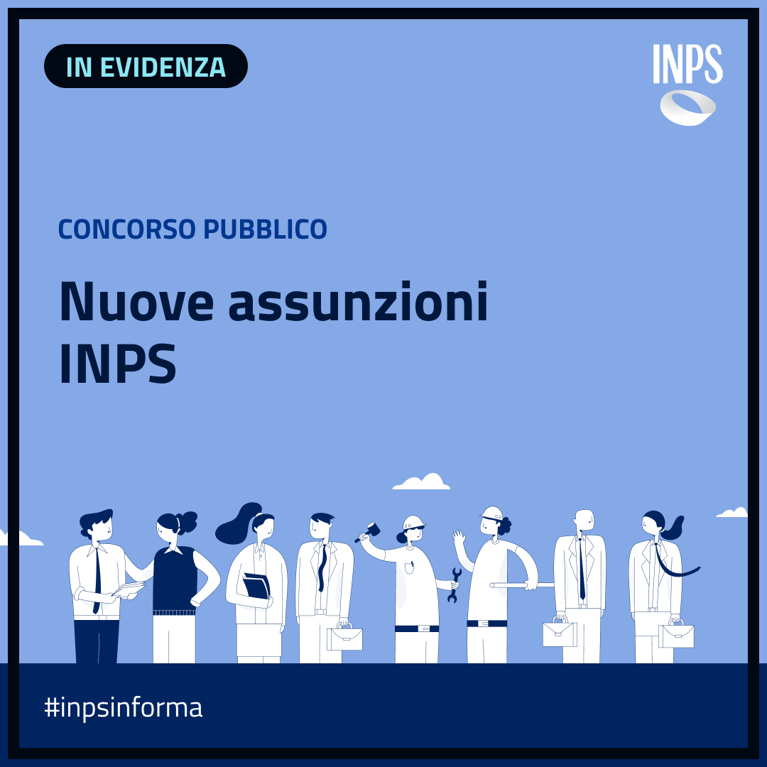 INPS_it's tweet photo. 📣I #concorsi indetti dall'#INPS, a dicembre, per l'#assunzione di funzionari #sanitari, specialisti di aree psicologiche e #sociali e professionisti #legali.
🔗 https://t.co/jAE38bipSL
#InpsInforma https://t.co/28drid63R9