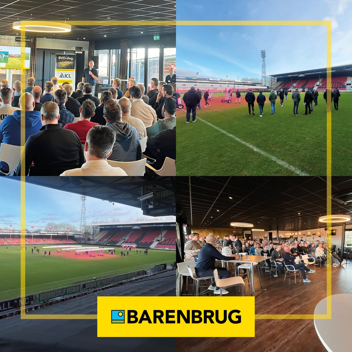 Geslaagde 15e BVO-dag! 🌱 Samen met 36 BVO's en betrokkenen spraken we over de toekomst van grasveldbeheer. Inspirerende sprekers, een boeiend veldbezoek en de introductie van SOS Stadium maakten het onvergetelijk! Dank aan <a href="/GAEagles/">Go Ahead Eagles 🦅</a>, <a href="/VosCapelle/">Vos Capelle</a>, <a href="/group_icl/">ICL Group</a>  &amp; <a href="/SGLsystem/">SGL</a>!