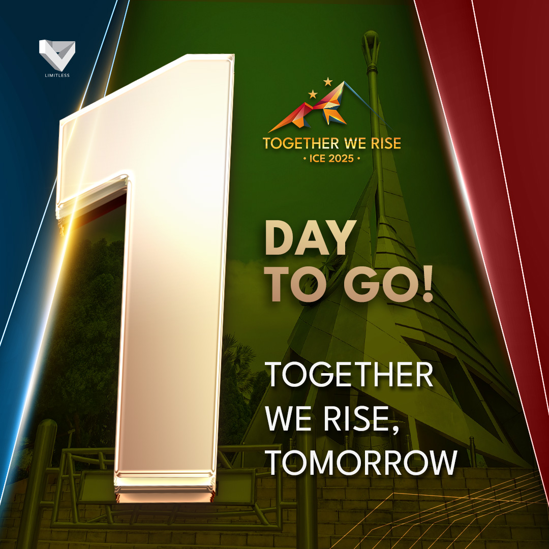 thev_official's tweet photo. 1 DAY TO GO
The long wait is finally over! ICE 2025 Together We Rise is happening tomorrow — and our top leaders are ready to join our esteemed Founders and bring us all to greater heights!
#ICESummit #TogetherWeRise https://t.co/XFo7xQsQfw