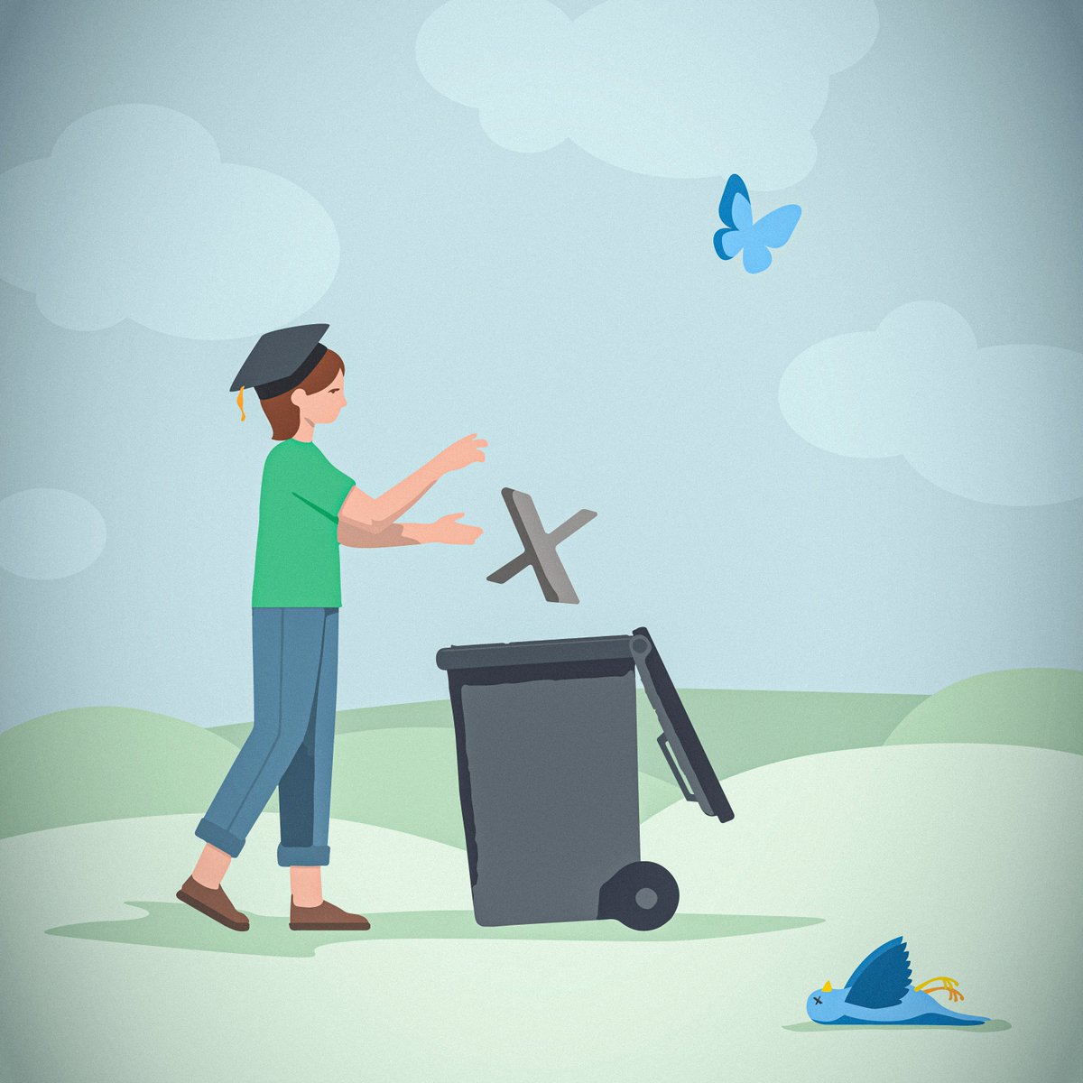 Institute of Avian Research 'Vogelwarte Helgoland' (@ifv_whv) on Twitter photo Time for change: we are ending our activities on X. Do stay in touch with us - we'll be moving to where the sky is blue.
#eXit #WissXit #ByeByeX #QuitX Time for change: we are ending our activities on X. Do stay in touch with us - we'll be moving to where the sky is blue.
#eXit #WissXit #ByeByeX #QuitX