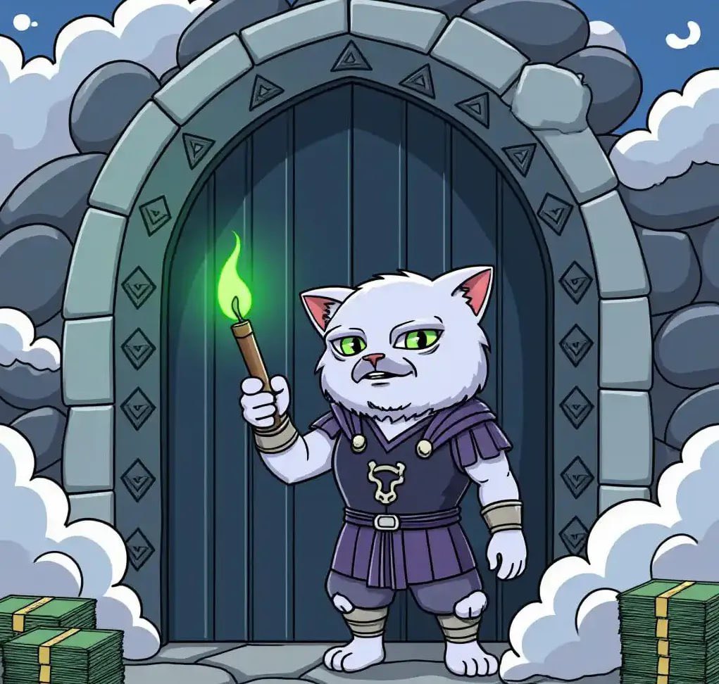 CandleSol's tweet photo. Through the gates of mystery and fortune stands the $Candle Cat, holding the flame of opportunity. 🔥✨ Are you ready to follow the light and claim what’s yours? 🐾💎 #CandleCat
 #LightYourPath 
#GameChanager https://t.co/hfbE1cS7TU