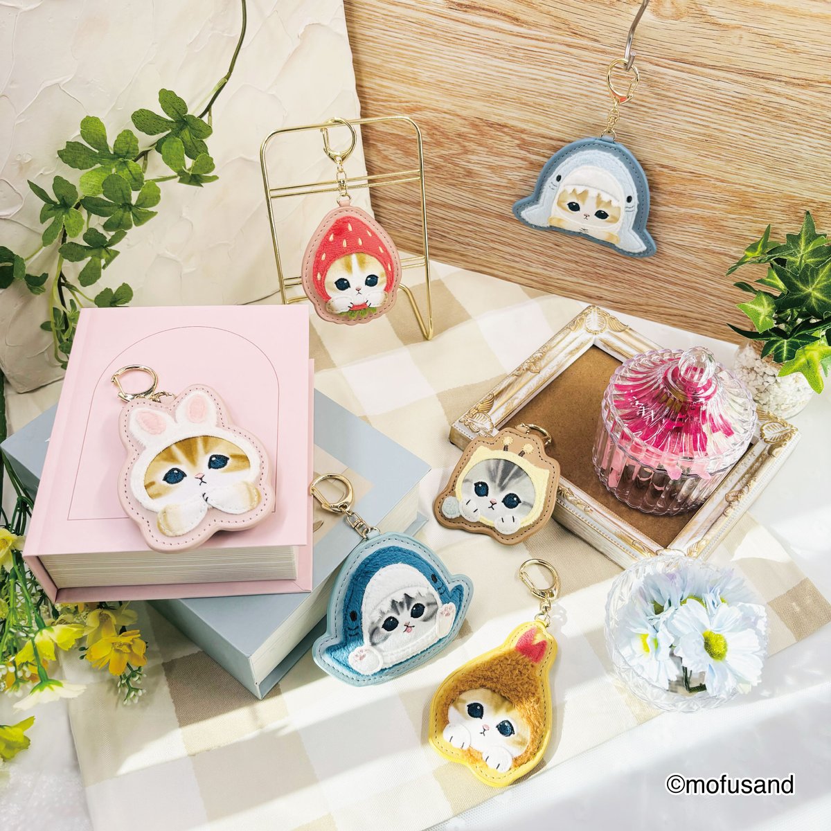 🐰新商品🐰 #mofusand 『ふわもこワッペンキーホルダー』(全12種) 各