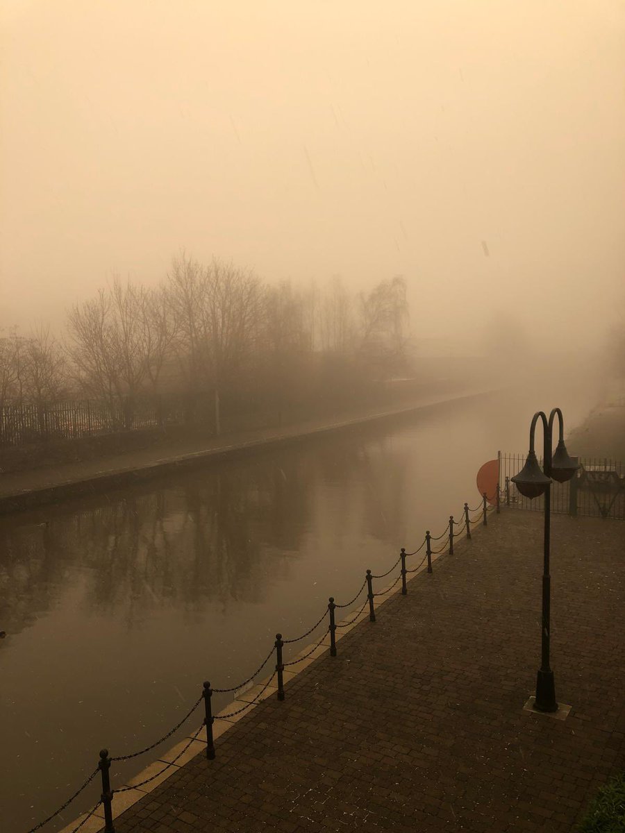 What a beautiful start to the new year. A couple of atmospheric views from our office window this week.