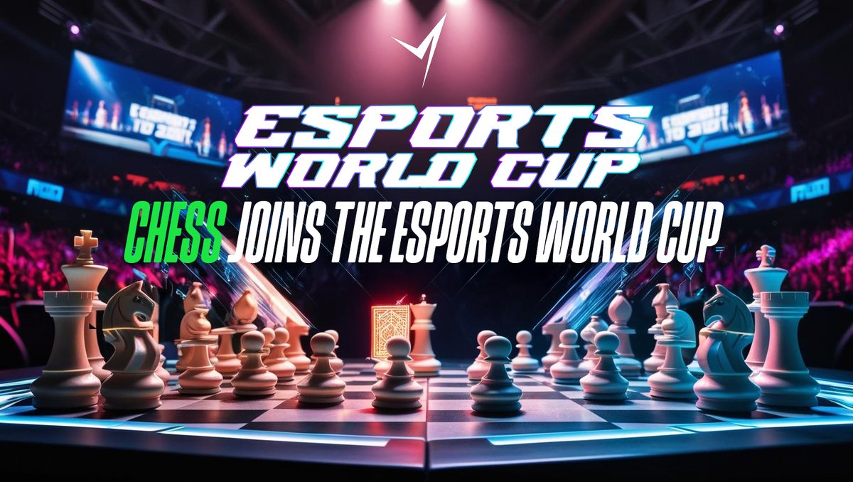 ♟️👑 "Chess has officially entered the Esports World Cup 2025!
Time to checkmate the competition in style. 🏆🔥

Who’s ready to witness some big-brain moves? 🤯💻
#EWC2025 #ChessEsports #EsportsEvolution"