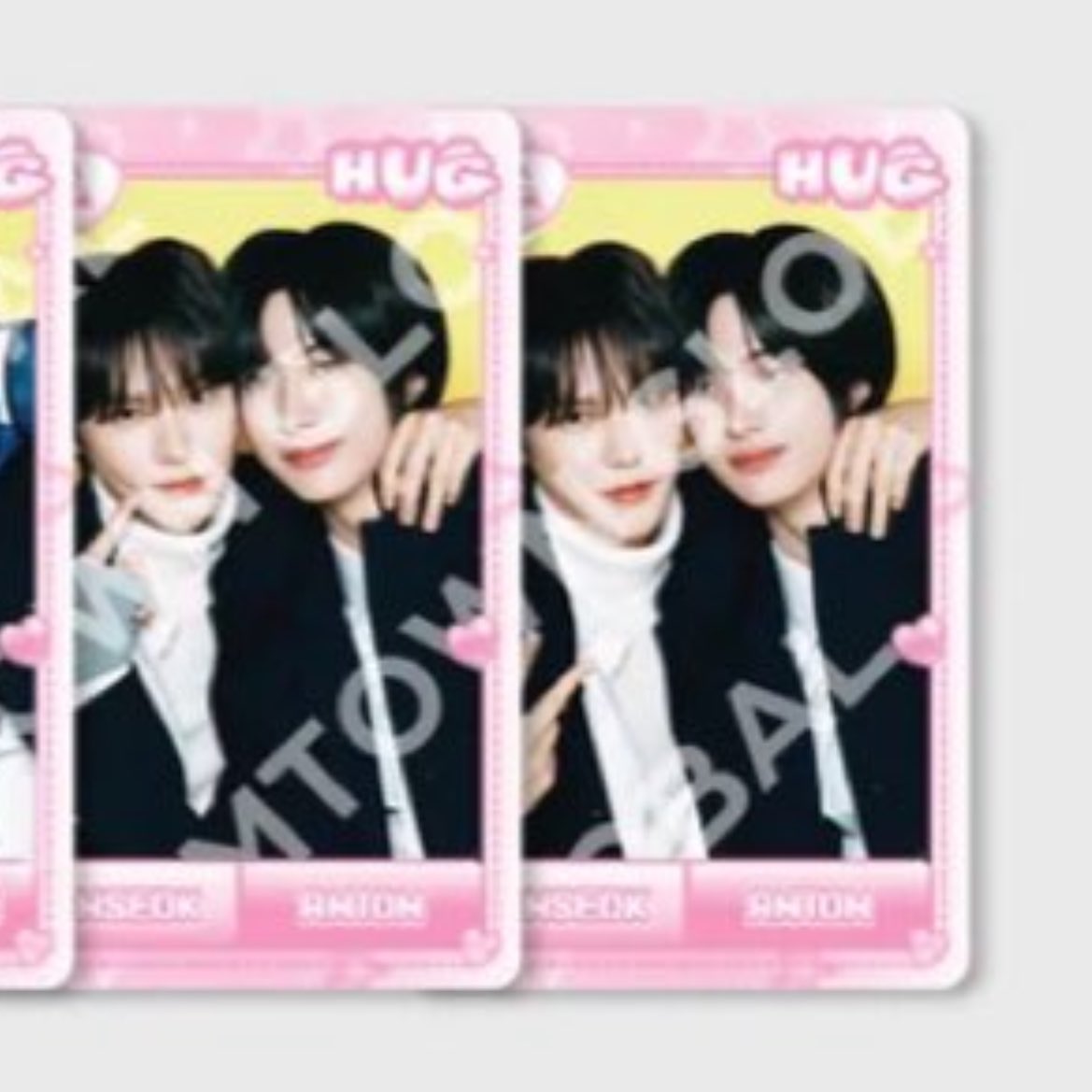 oopsyneedsmoney's tweet photo. Wtt/แลก trading card hug ver.🩷
Me: ยูนิต วอนบิน ซองชาน
You: ยูนิต อึนซอก แอนตัน อันไหนก็ได้เยย
#ตลาดนัดRIIZE #ตลาดนัดน้องข้าว https://t.co/BpSn0SpC7o