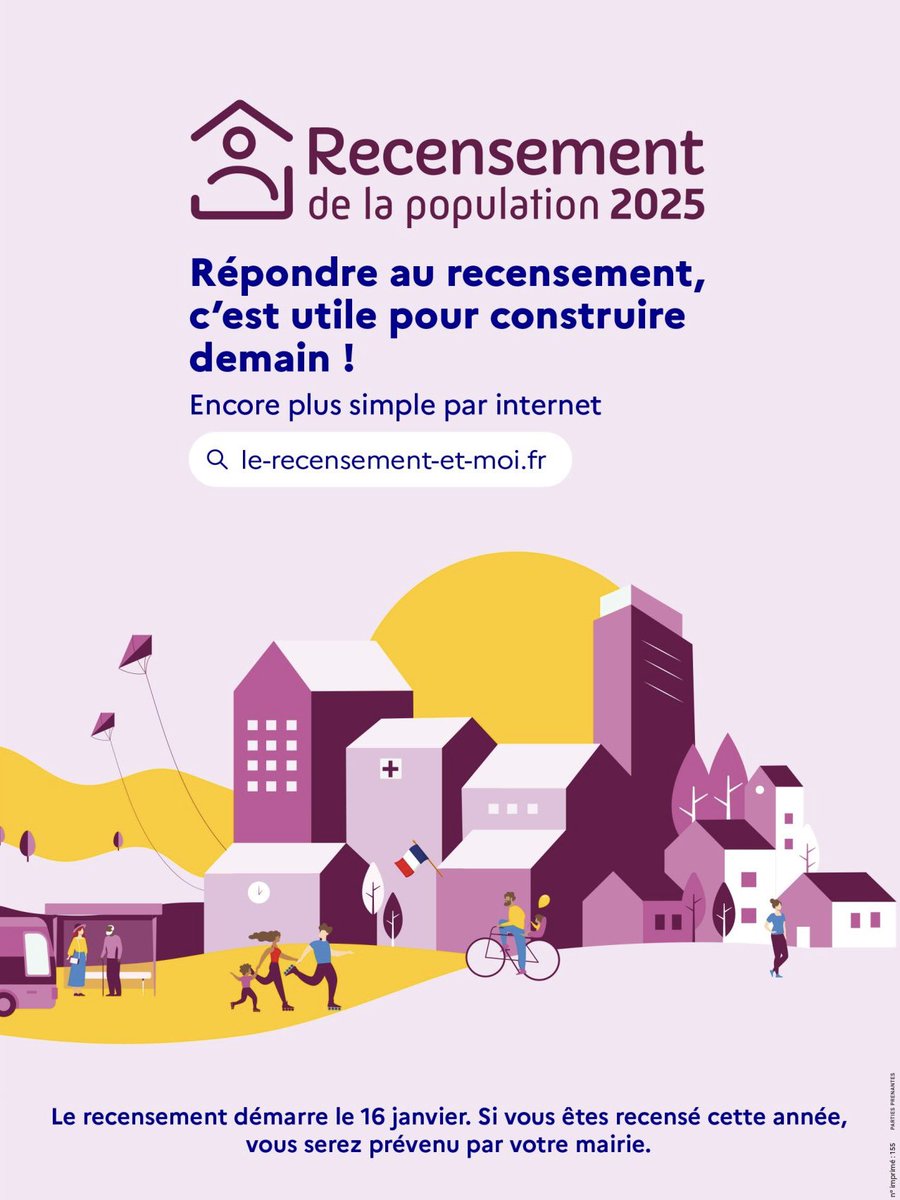 👪📈 RECENSEMENT : À VOUS DE JOUER !

A partir du 16 janvier et jusqu'au 22 février, l’<a href="/InseeFr/">Insee</a> organise le recensement de la population, mais savez-vous vraiment pourquoi c'est important ?

On vous dit tout 👉 ville-sevran.fr/actualites/rec…