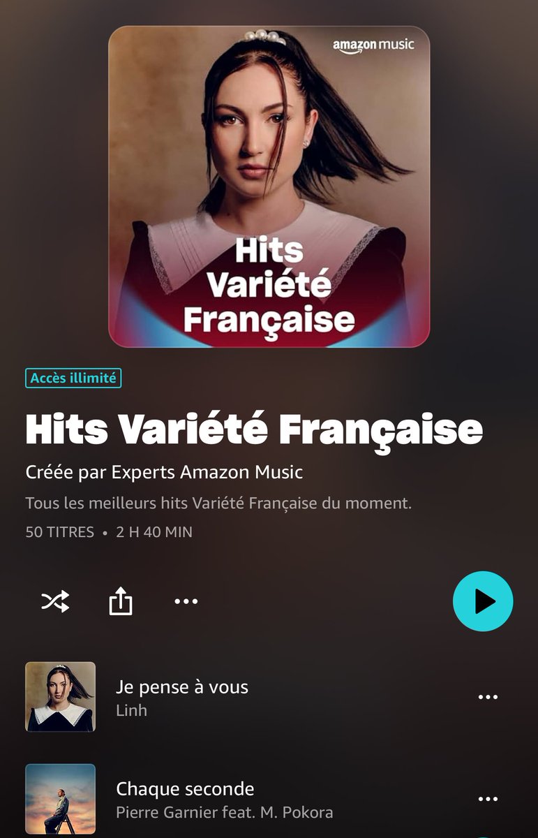 LiebActus's tweet photo. Julien intègre la playlist hits variété française sur Amazon music à la #29eme place ! https://t.co/Y90Wwf9Lhw #StarAcademy #julienlieb https://t.co/UeRpazwMOi