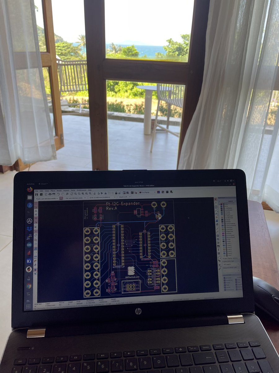 arduinopraxis's tweet image. Designing PCB projects in paradise
@kicad_pcb