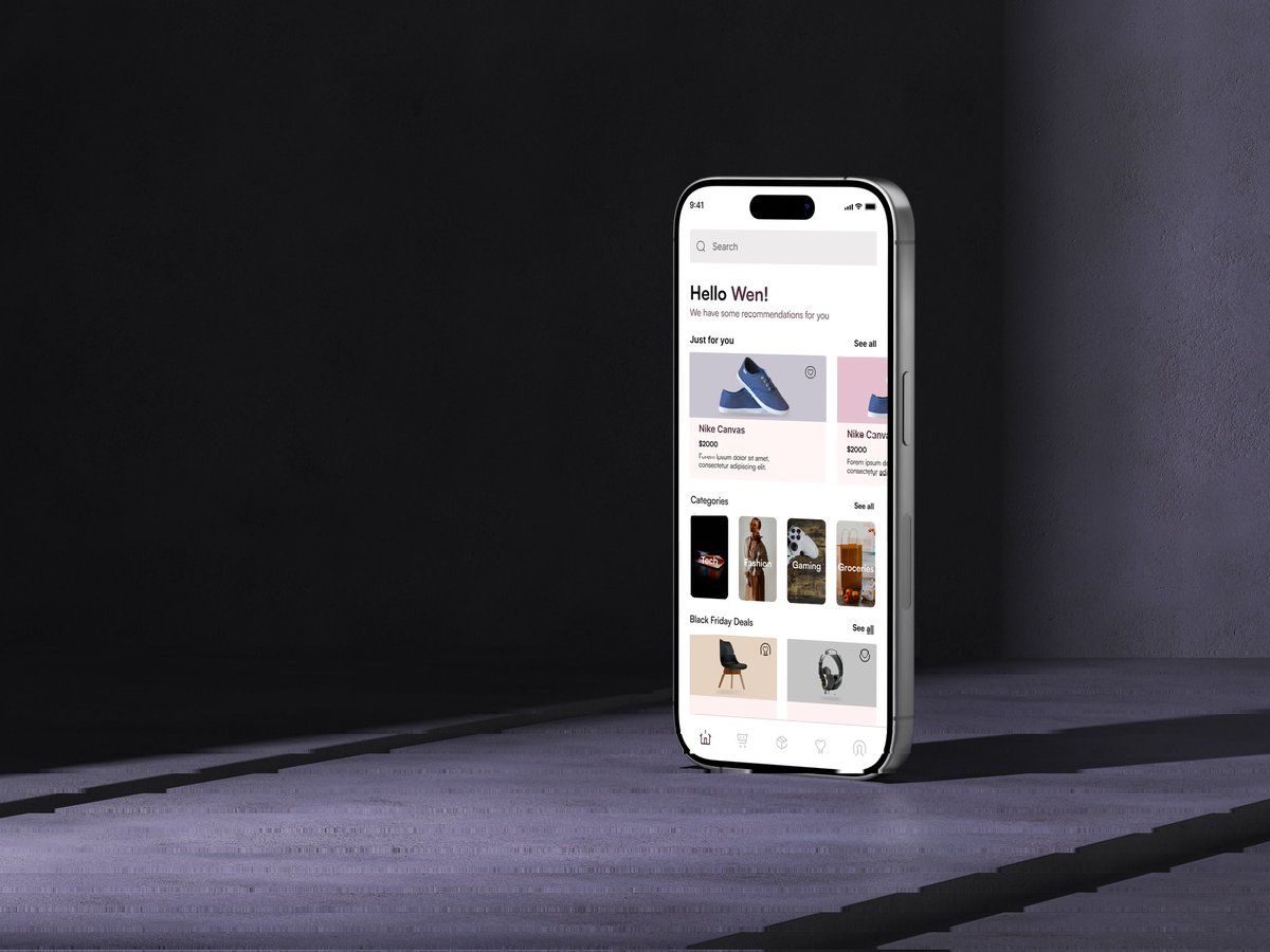 _Wenenda_'s tweet photo. Hey X!

In this journey of portfolio building, I designed an E commerce app which enables users purchase products and have em delivered. Typeface and color was chosen to meet users needs.

What you think?😃 https://t.co/pnJI4CzKDG