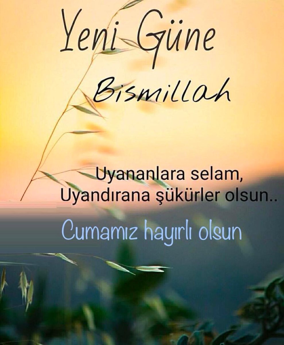 Hayırlı sabahlar 
Hayırlı cumalar dilerim herkese ☕️🍫