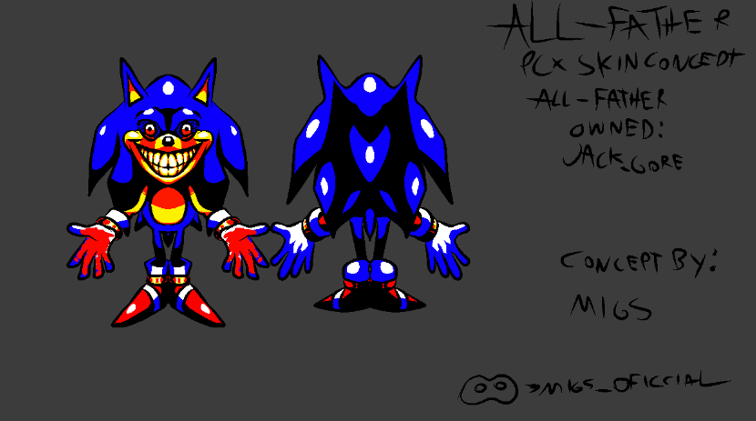 Someonelolheha's tweet photo. All father skin concept (another one)

All father By: @HogSweeped 
Concept By: @someonelolheha

#pillarchase2  #pillarchase #sonicexe https://t.co/aJmfzg5ysk