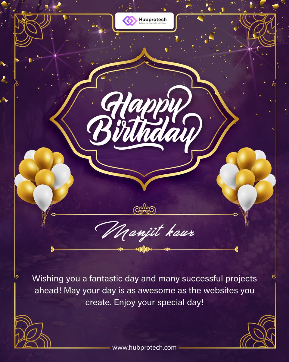 hubprotech's tweet image. #HappyBirthday to the #CodingWizard Manjit! You're an incredible part of our #Team! Thank you for #TransformingIdeas into amazing #DigitalExperiences every day. Wishing you a fantastic year filled with joy, and success.
.
#TeamCelebration #BirthdayFun #Hubprotech #CakeCutting
