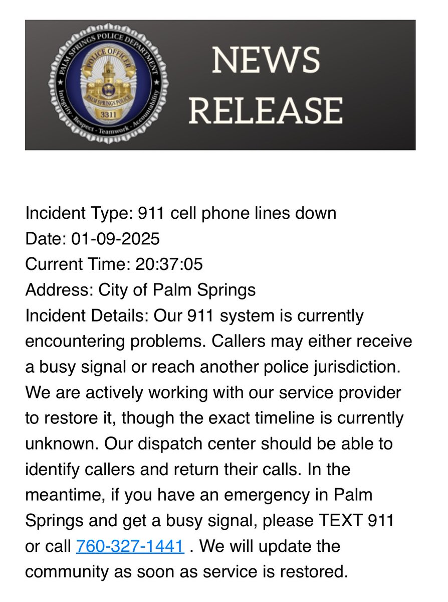 City of Palm Springs tweet media