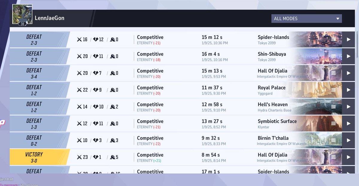 lenn_tf's tweet image. Just had a fire last day of season grind #Peaking