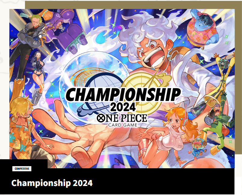 [Website Update]
Hey One Piece Pirates!
Here’s what is updated this week!
EVENTS:
-ONE PIECE DAY Dallas
-CS 25-26 Off. Regionals Season 1
-CS 2024 World Finals
OTHER:
-Card List [Promotion Card]
Check it out!
Topics Page Link: x.gd/Sp4Om
#ONEPIECE
#onepiececardgame
