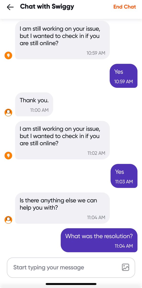 MaverickTaurean's tweet photo. @Swiggy @SwiggyCares 

At least get some competent bots configured; or move to AI

This is just plain stupid https://t.co/97CJkOLv5T