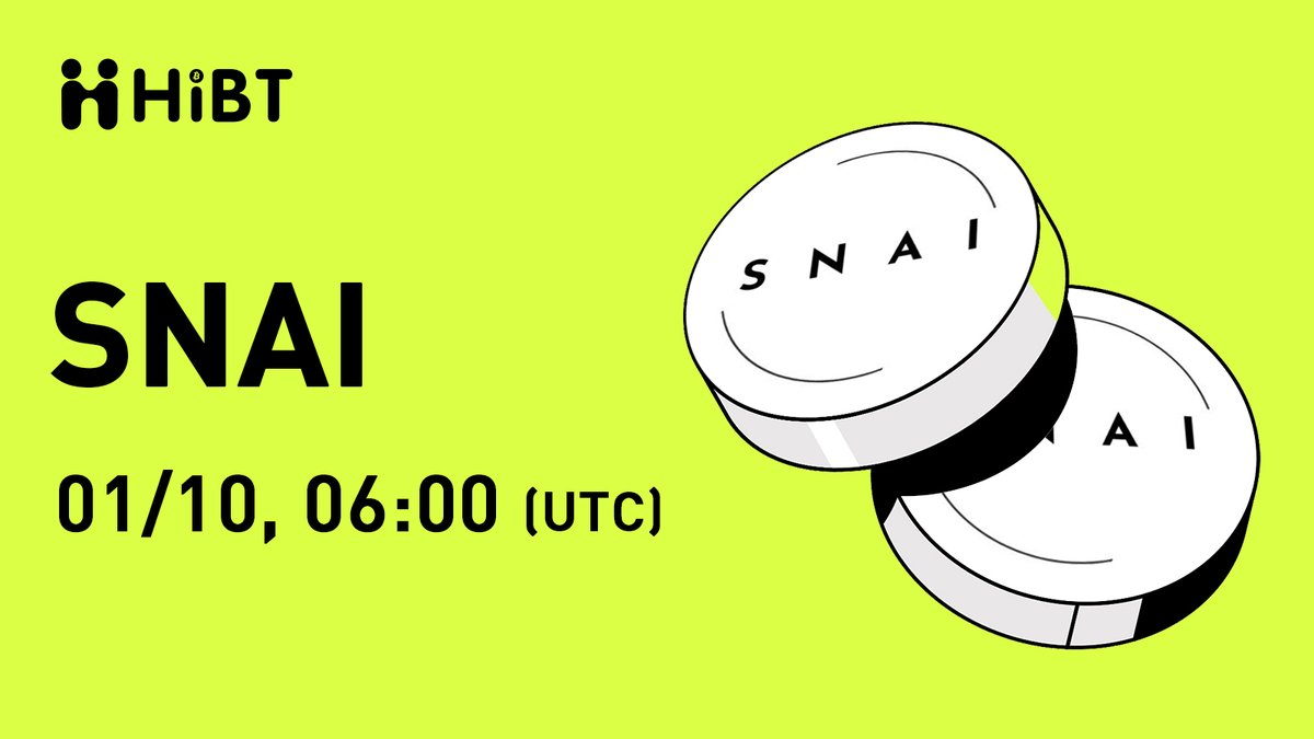 🚀 <a href="/swarmnode/">SwarmNode.ai</a> $SNAI (SwarmNode) has been listed on #Hibt

🔥 Pair: SNAI/USDT
💼 Network: SOL

⏰ Trade: hibt.com/trade/SNAI-USDT
✍️ Details: support.hibt.com/hc/en-us/artic…

#SwarmNode #Crypto #Web3 #CryptoListing