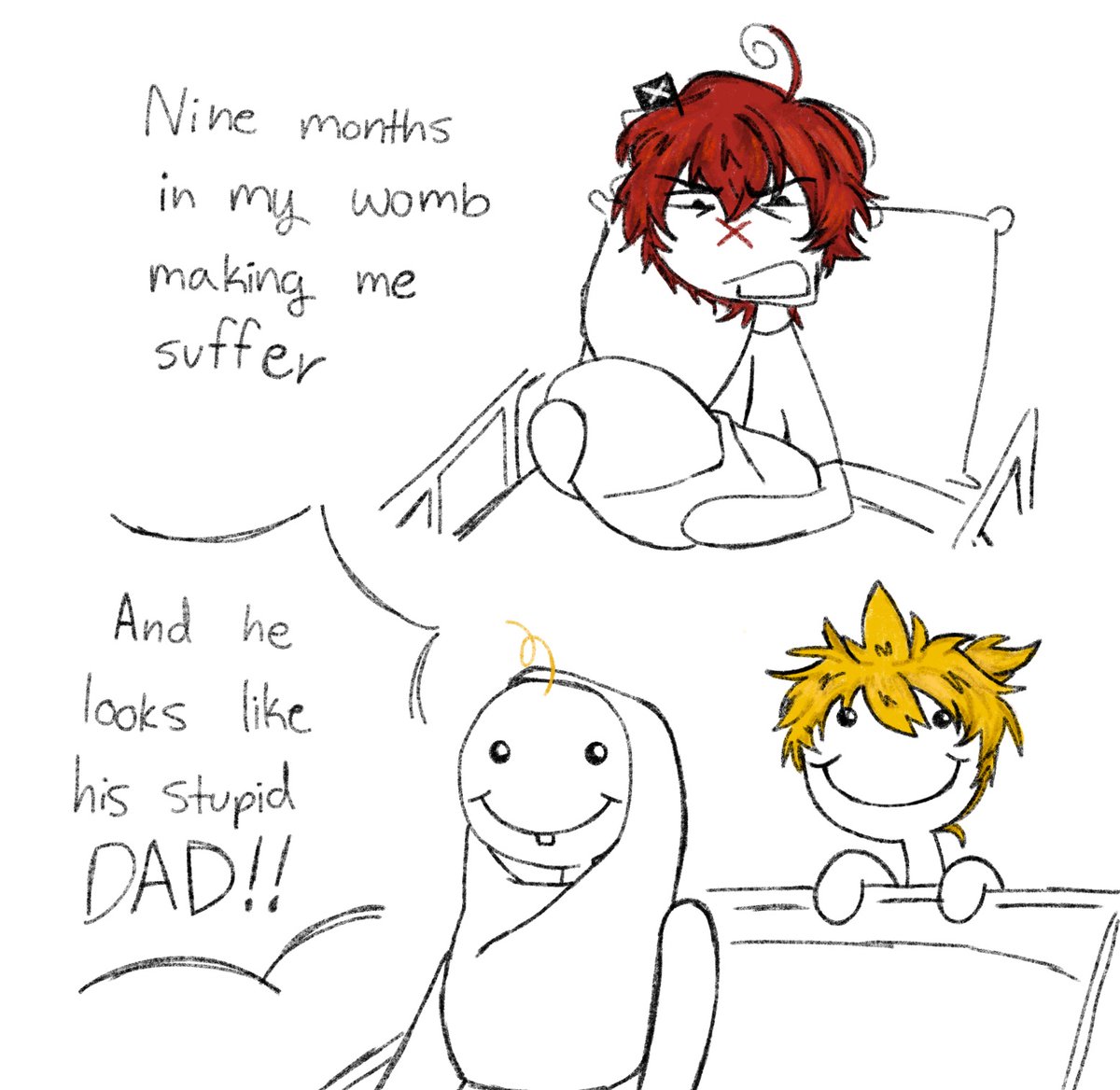 himefuudanshi's tweet photo. erm. fukalen mpreg. https://t.co/GN3FItcRmY