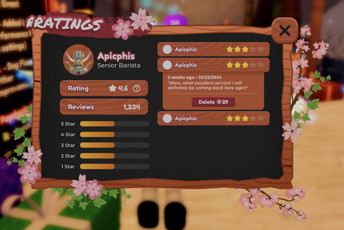 Coming VERY SOON to Kanji’s Teahouse on Roblox! Let’s hope we don’t server any Karens…. 🙏

#roblox #robloxdev